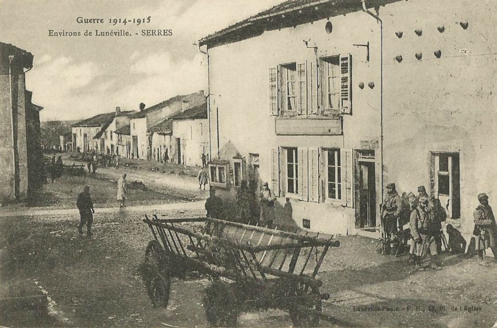 Serres, le village en 1915 - Photo DR